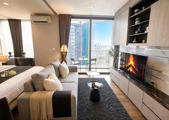 Apartment Cozy 1br With Sofa Bed - Infinity Pool Sathorn *