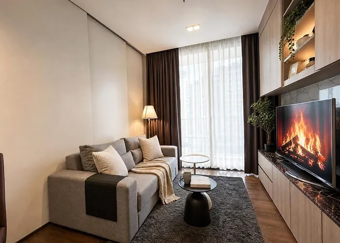 Apartment Cozy 1br With Sofa Bed - Infinity Pool Sathorn